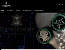 Tablet Screenshot of detroitleather.com